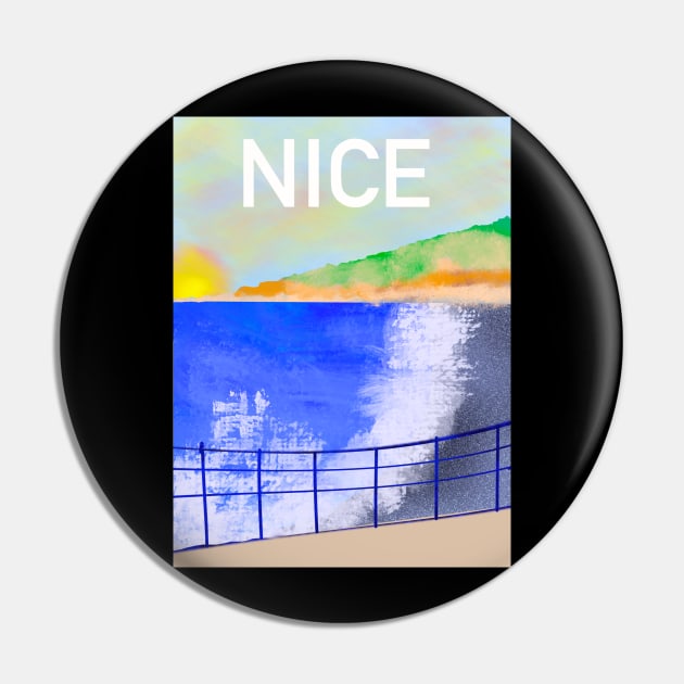 Nice, French Riviera Pin by 3ric-