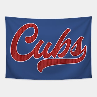 Cubs Embroided Tapestry