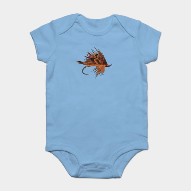 Fly Fishing Fly Tie Art Fisherman Gifts - Fishing - Baby Bodysuit