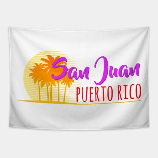 Life's a Beach: San Juan, Puerto Rico Tapestry