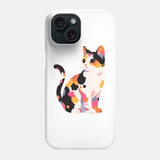 Calico Cat Portrait Phone Case