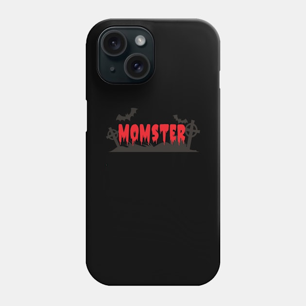 Momster Halloween Mom Bat. Phone Case by alpmedia