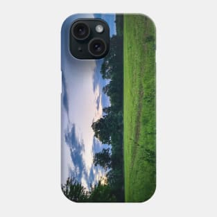 Farm Field at Sunrise V1 Phone Case