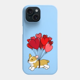 Cute Corgi Valentines Day Phone Case