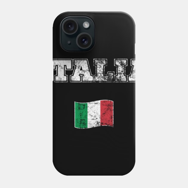 Italy Italia Flag Vintage Sports Gift Phone Case by JeZeDe