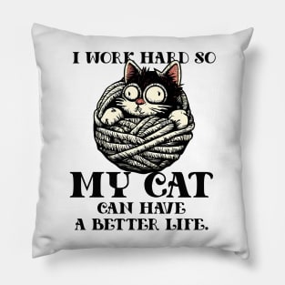 Funny Cat for Kids Pillow