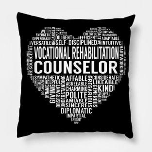 Vocational Rehabilitation Counselor Heart Pillow