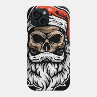 Evil Skull Santa Claus Phone Case