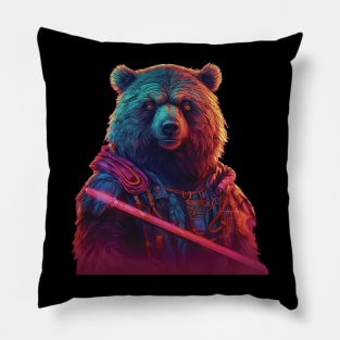 Knight bear Pillow