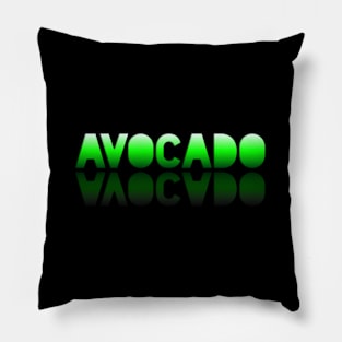 Avocado - Healthy Lifestyle - Foodie Food Lover - Graphic Typography Pillow