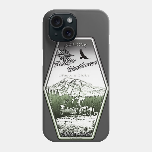 Pacific Northwest Lifestyle Swinger clubs Phone Case by Vixen Games