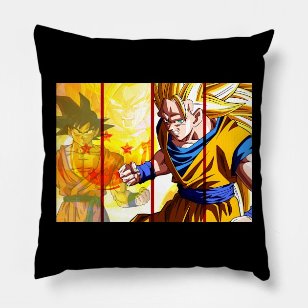 Goku SSJ 3 II Pillow by Danion