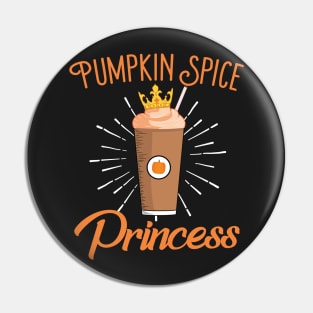 Pumpkin Spice Princess Pin