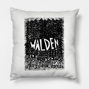 Walden Linocut Pillow