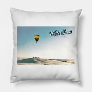 White Sands Hot Air Balloon Invitational Pillow