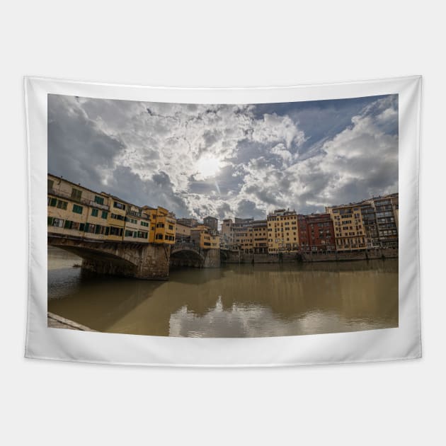 Ponte Vecchio Tapestry by Memories4you