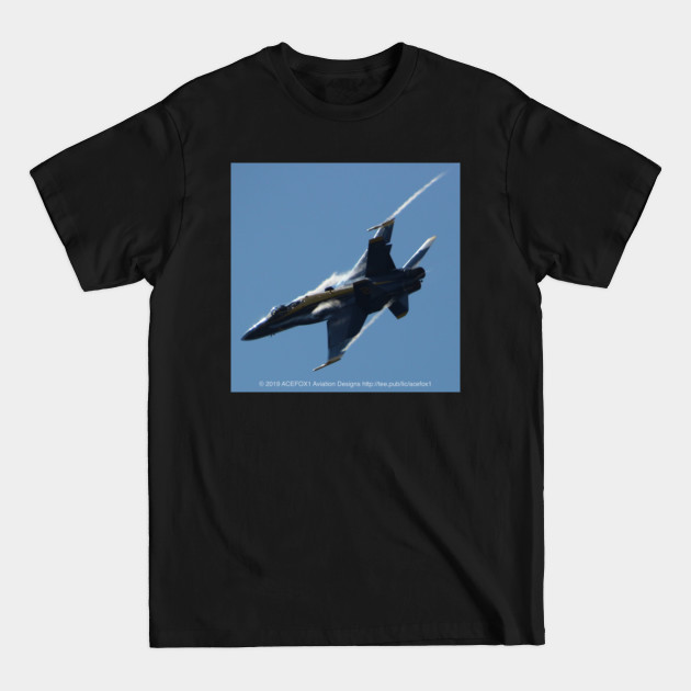 Discover Blue Angel Silhouette Vapor Turn - Blue Angels - T-Shirt