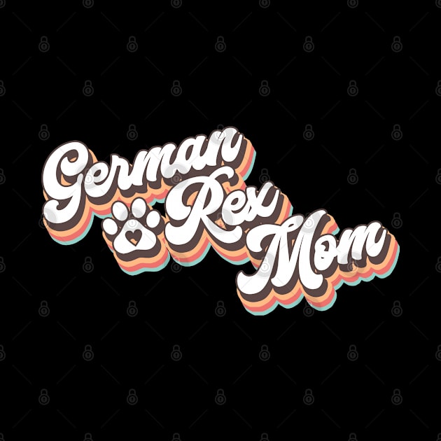 German Rex cat. Retro mom gift. Perfect present for mom mother dad father friend him or her by SerenityByAlex