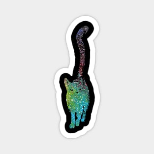 Galaxy Cat Nebula Double Exposure Number 2 Magnet