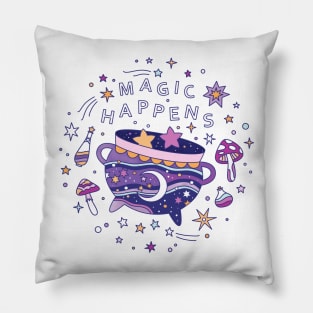 Magic Happens Pillow