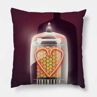 Love is a Nixie Tube Pillow