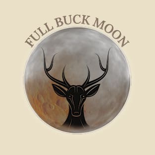 Fullmoon In July - Buck Moon Full Moon T-Shirt