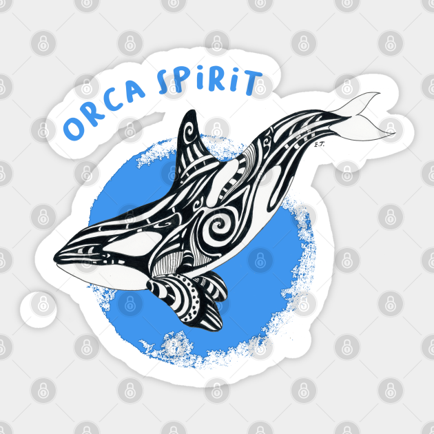 Tribal Orca By Senaru  Tribal Killer Whale Tattoo  400x400 Png Clipart  Download