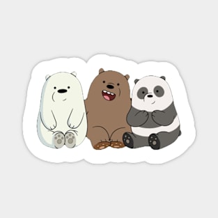 We Bare Bears Magnet