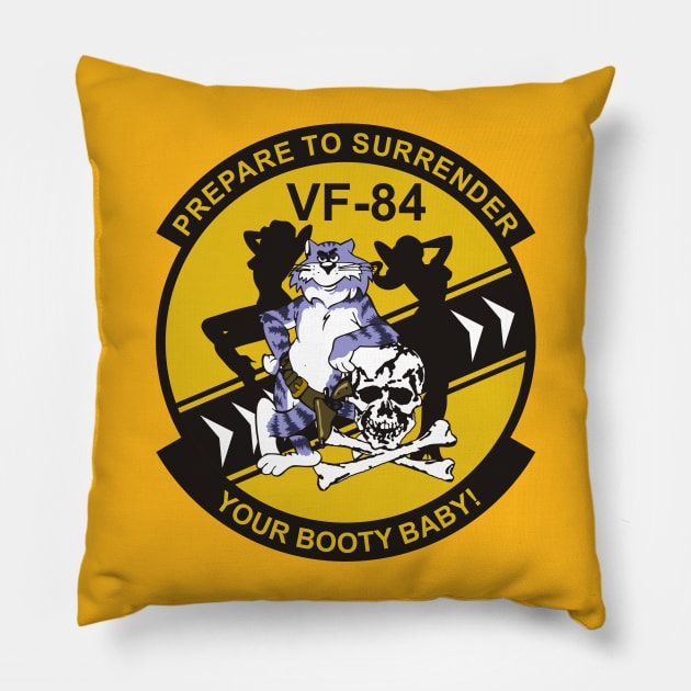 Tomcat Jolly Rogers Pillow by MBK