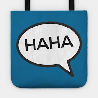 HAHA Laughing Speech Bubble Tote