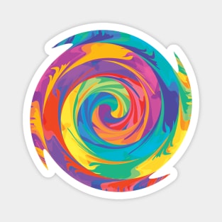 Rainbow Spiral 5 Magnet