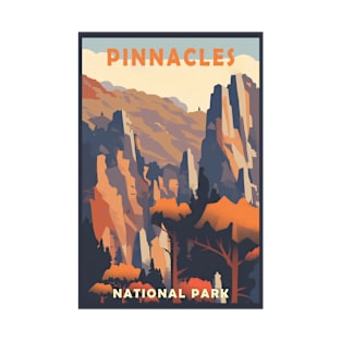 Pinnacles National Park Travel Poster T-Shirt