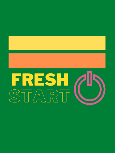 Fresh start Kids T-Shirt by BChavan