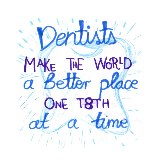Dentist Funny Shirt by BalumbaArt
