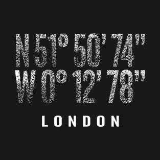 London England City Distressed Coordinators T-Shirt