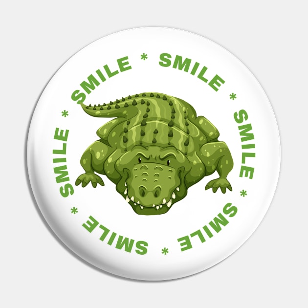 Croc Smile Pin by Pearsville