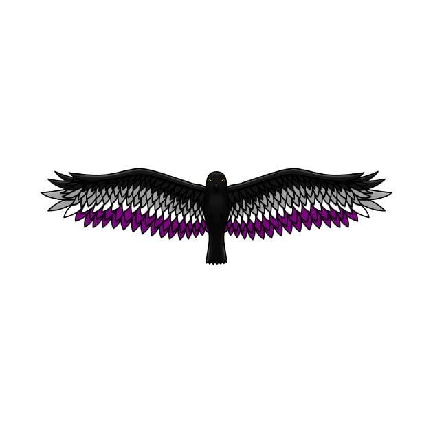 Fly With Pride, Raven Series - Asexual by StephOBrien