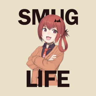 Smug Life of Chibi Short Waifu T-Shirt