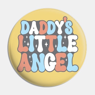 Daddy's Little Angel Pin