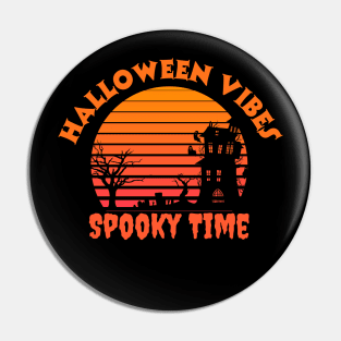 Halloween vibes in the spooky time Pin