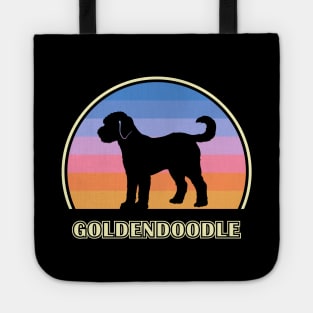 Goldendoodle Vintage Sunset Dog Tote