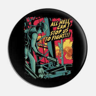 Iron Worker Fight Pin