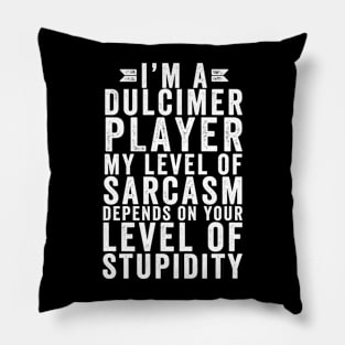 funny dulcimer Pillow