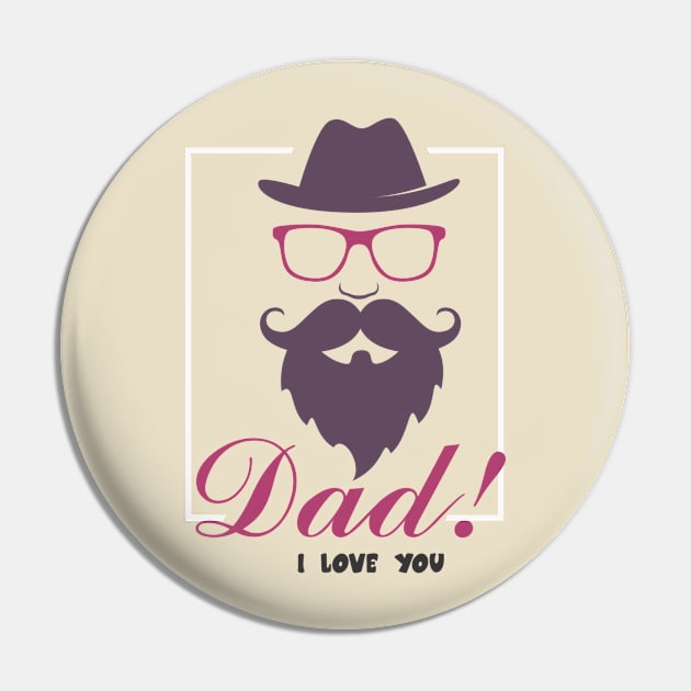 T- Shirt Dad Love Design Pin by Decent Graphic