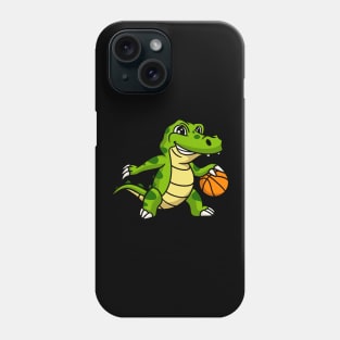 Basketball Crocodile Cartoon Animals Kids Gift Phone Case