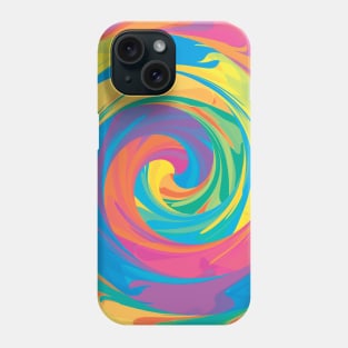 Rainbow Spiral 6 Phone Case