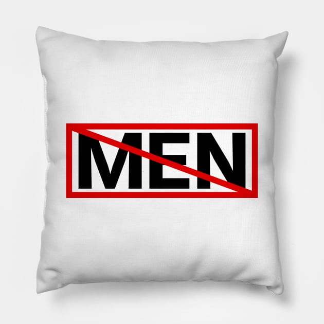 Men Suck - Ban Men Pillow by Football from the Left