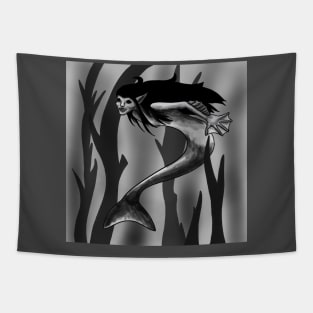 Monster Mermaid Tapestry