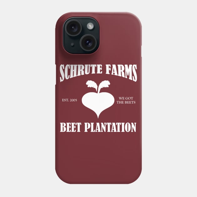 Schrute Farms Beet Plantation Phone Case by Bigfinz