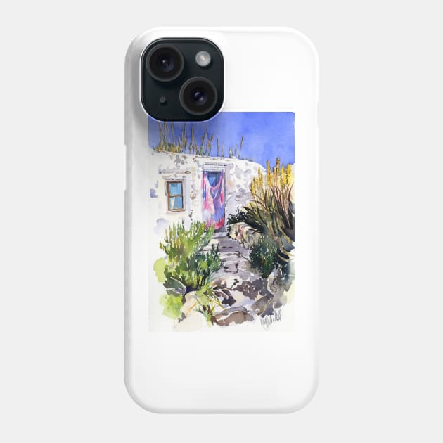 Cottage at San Pedro Phone Case by margaretmerry